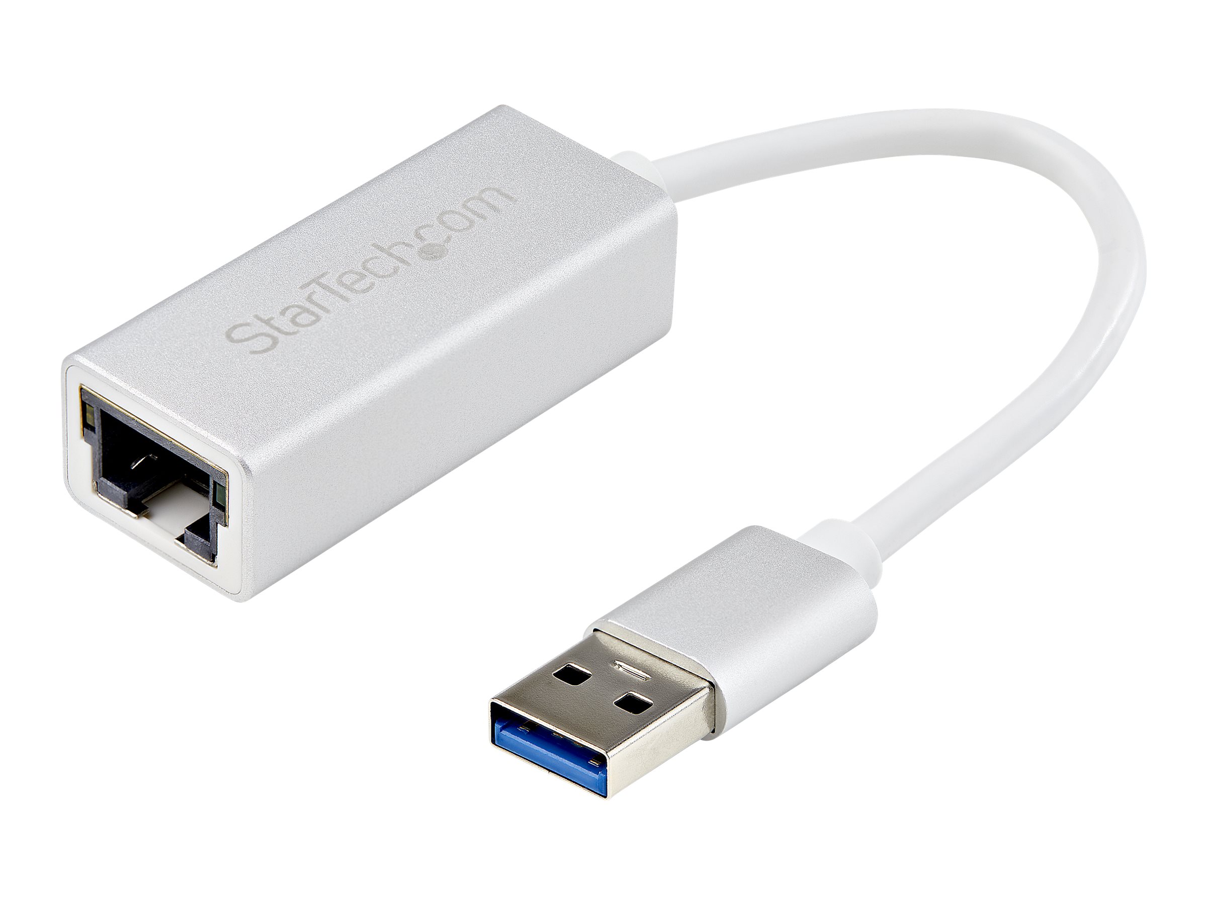 StarTech.com USB 3.0 auf Gigabit Netzwerkadapter - Silber - Schlankes Aluminium Design für MacBook, Chromebook oder Tablet - Netzwerkadapter - USB 3.0 - Gigabit Ethernet x 1