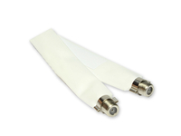 SAT Fensterdurchfuehrung, Gesamtlaenge inkl Stecker 20cm, flexible Laenge 15cm, weiss,