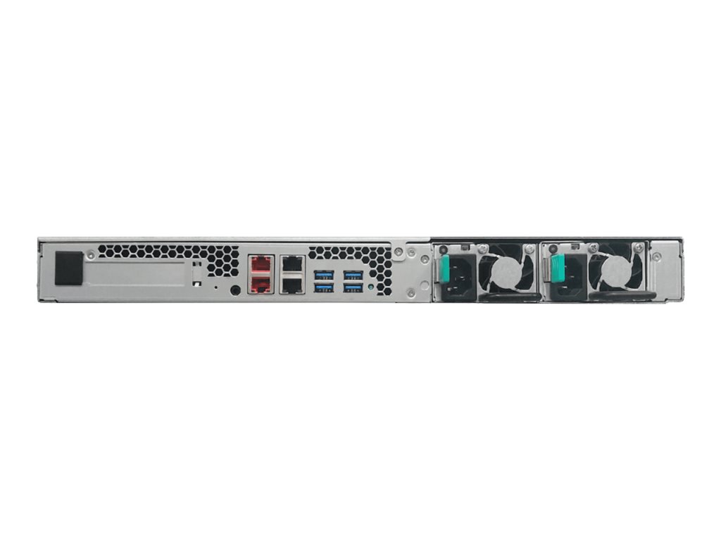 ASUSTOR AS6504RD+Rail 4 Bay NAS Intel ATOM C3538 Quad-Core 8GB DDR4 GbEx2 2.5 GbEx2 PCIe Gen3 by 8 x1 - 4 link USB 3.2 Gen 1x4