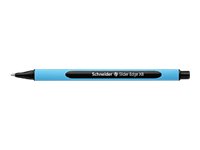 Schneider Kugelschreiber Slider Edge hellblau/schwarz, Schreibfarbe: schwarz, 10 St.