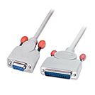 LINDY Serielles Druckerkabel 9 pol. Kupplung/25 pol. Stecker 2m