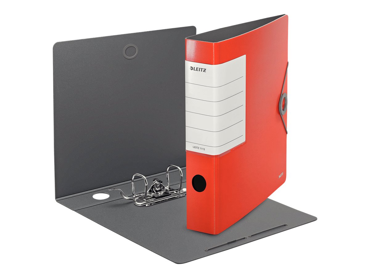 LEITZ Solid 1113 Ordner hellrot Kunststoff 6,2 cm DIN A4
