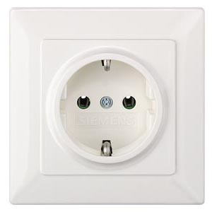 Siemens Steckdose SCHUKO 5UB1580 Komplettgerät titanweiss Siemens Steckdose SCHUKO 5UB1580 Komplettgerät titanweiss
