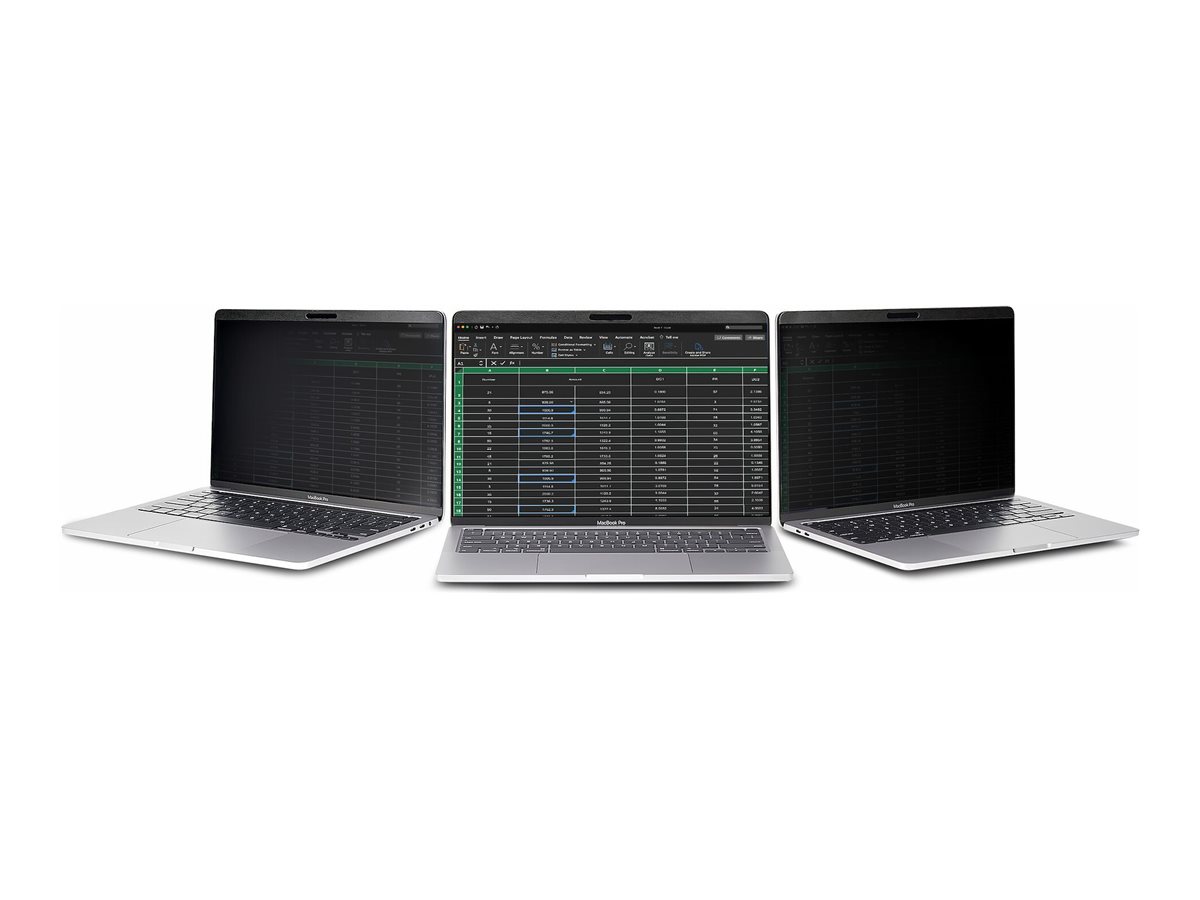 STARTECH.COM 13inch Laptop Privacy Screen Matte or Glossy Magnetic 30+/- Degree Privacy MacBook Pro and Air PRIVSCNMAC13