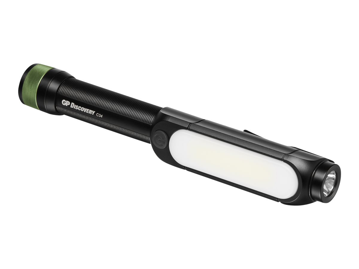 GP C34 LED Taschenlampe schwarz 19,3 cm