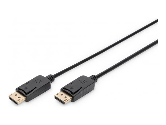ASSMANN Anschlusskabel Displayport 1m AWG28 2xgeschirmt schwarz bulk Stecker/Stecker