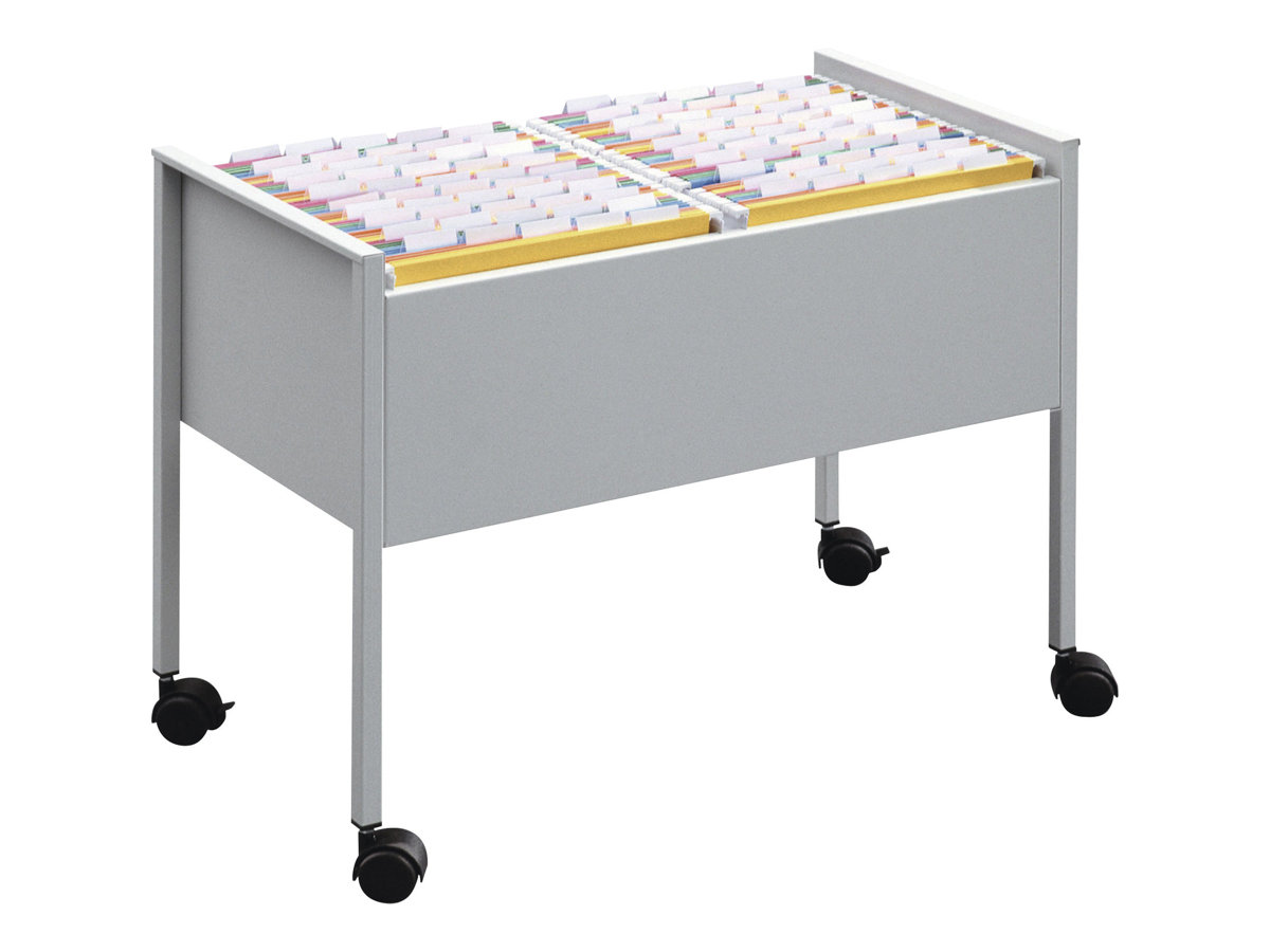 DURABLE Haengemappenwagen Quer-Registratur grau fuer bis zu 100 Haengemappen DURABLE Haengemappenwagen Quer-Registratur grau fuer bis zu 100 Haengemappen