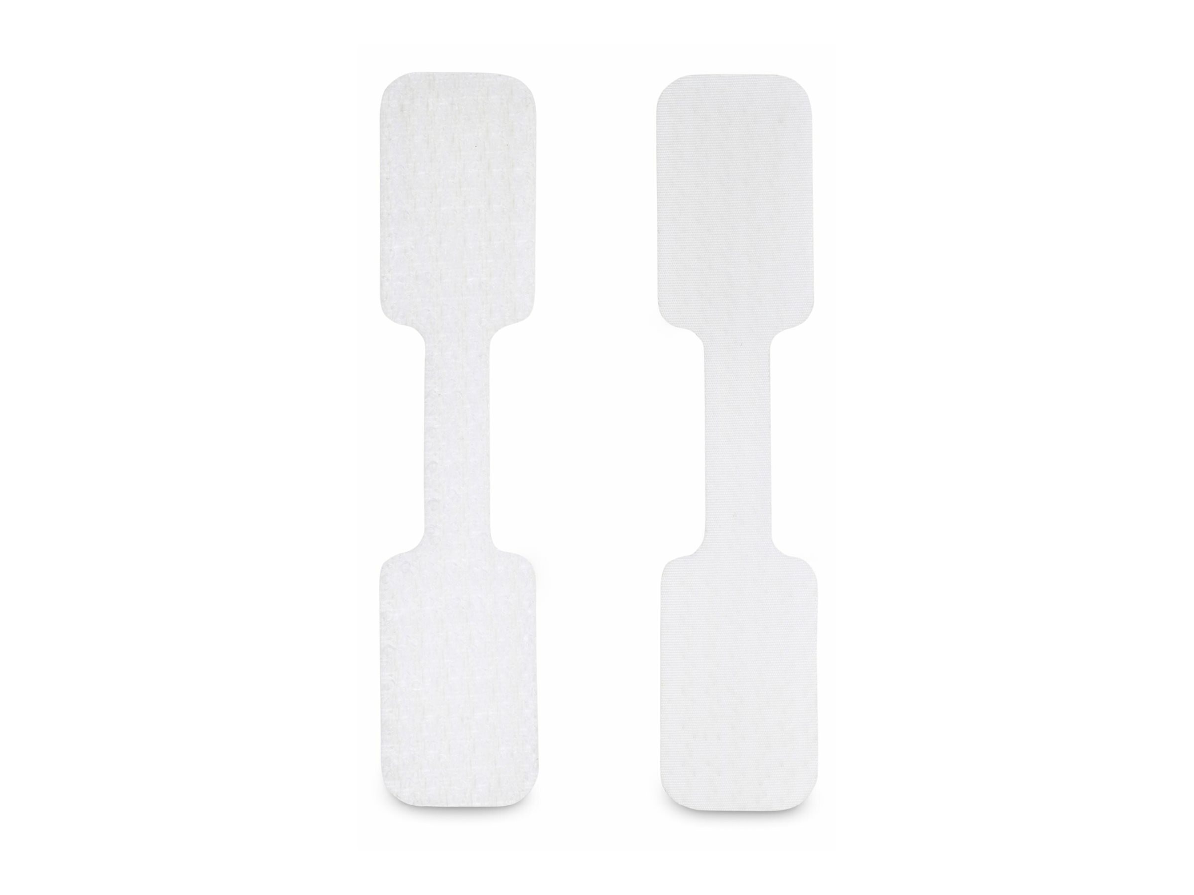 STARTECH.COM 9cm Kabelschilder 100 Stuck Weiss Klettverschluss mit Beschriftungsfeld Klettband Kabelbinder/Kabeletiketten