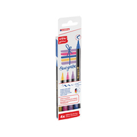 edding 1340 glitzer BrushPens farbsortiert, 4 St
