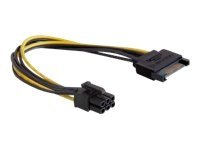 Delock Kabel Power SATA 15 Pin > 6 Pin PCI Express Delock Kabel Power SATA 15 Pin > 6 Pin PCI Express