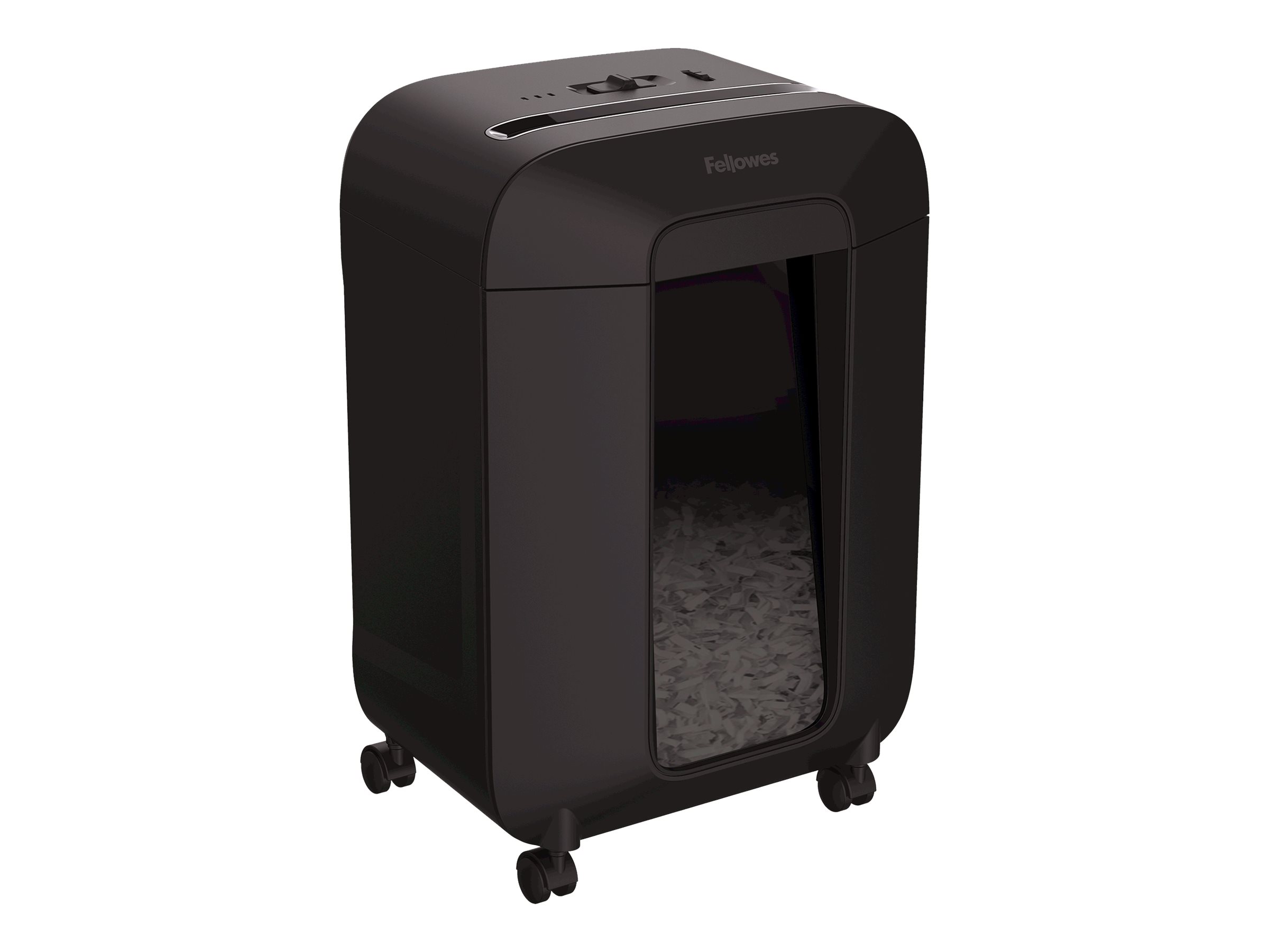 Fellowes Powershred LX85 Aktenvernichter mit Partikelschnitt P-4, 4 x 40 mm, bis 12 Blatt, schwarz Fellowes Powershred LX85 Aktenvernichter mit Partikelschnitt P-4, 4 x 40 mm, bis 12 Blatt, schwarz