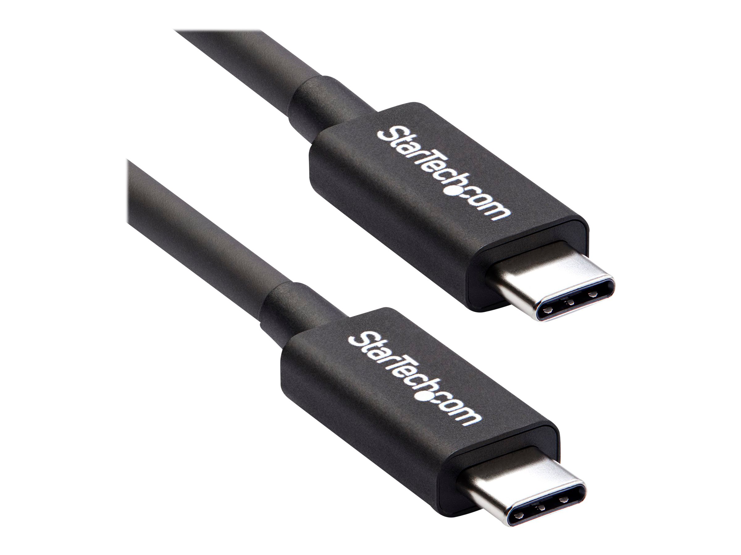 STARTECH.COM 0.5m Thunderbolt 3 40Gbps USB-C Cable Thunderbolt USB and DisplayPort Compatible