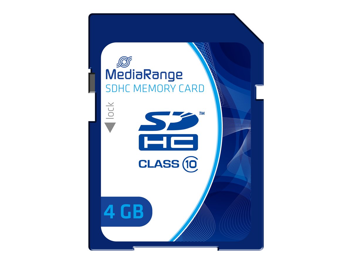 MediaRange Flash‑Speicherkarte 4GB Class 10