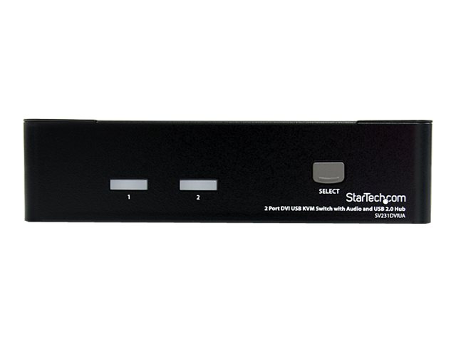 STARTECH.COM 2 Port DVI USB KVM Switch mit Audio und USB 2.0 Hub - 2-fach Dual DVI-I USB Umschalter STARTECH.COM 2 Port DVI USB KVM Switch mit Audio und USB 2.0 Hub - 2-fach Dual DVI-I USB Umschalter