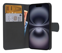 PEDEA Book Cover Classic fuer Apple iPhone 16 Plus black