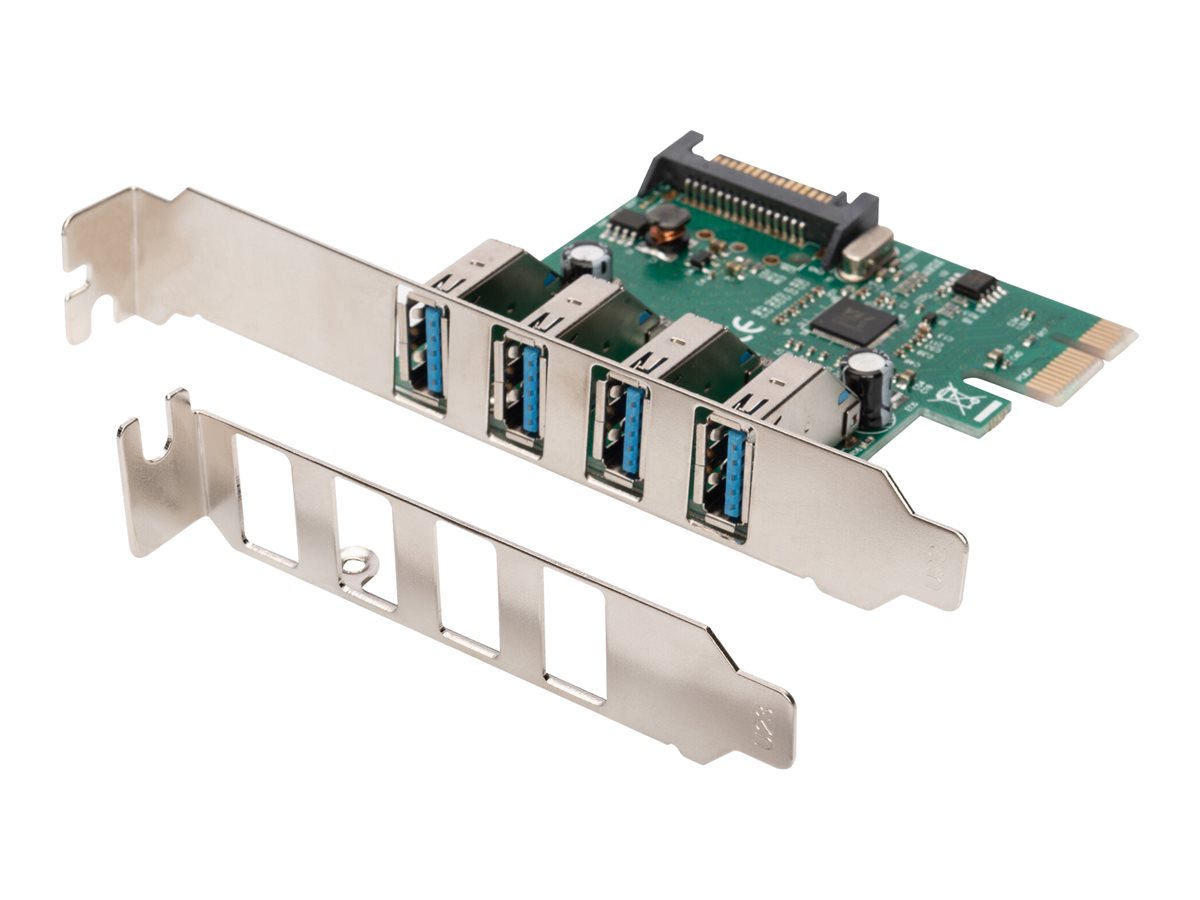 DIGITUS 4-Port USB 3.0 PCI Express-Karte