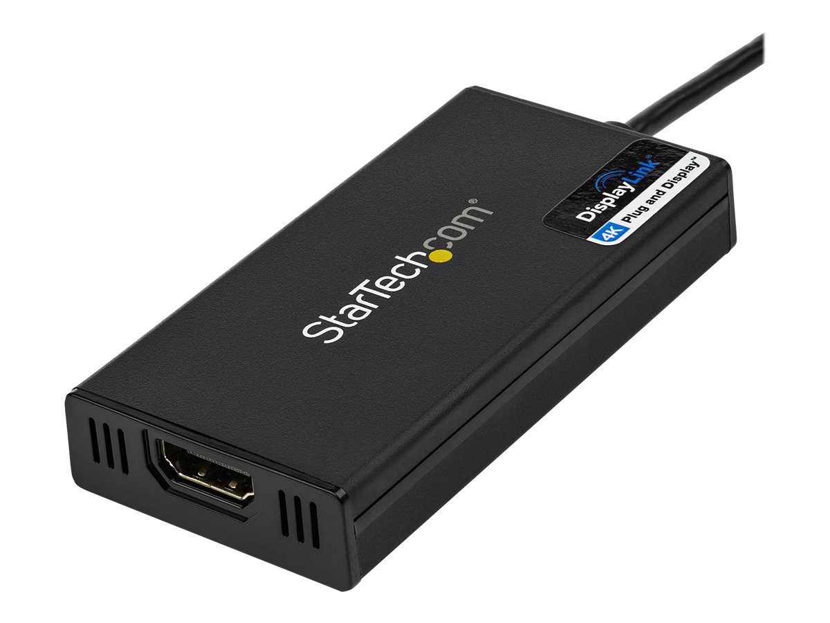 STARTECH.COM USB 3.0 auf 4k HDMI Adapter / Konverter - Externe Monitor Grafikkarte - DisplayLink Zertifiziert - Ultra HD 4k
