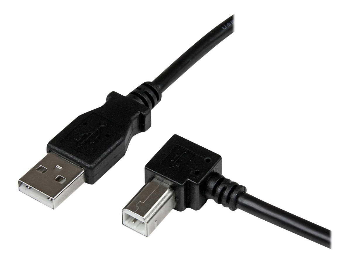 STARTECH.COM 3m USB 2.0 A to Right Angle B Cable - M/M STARTECH.COM 3m USB 2.0 A to Right Angle B Cable - M/M