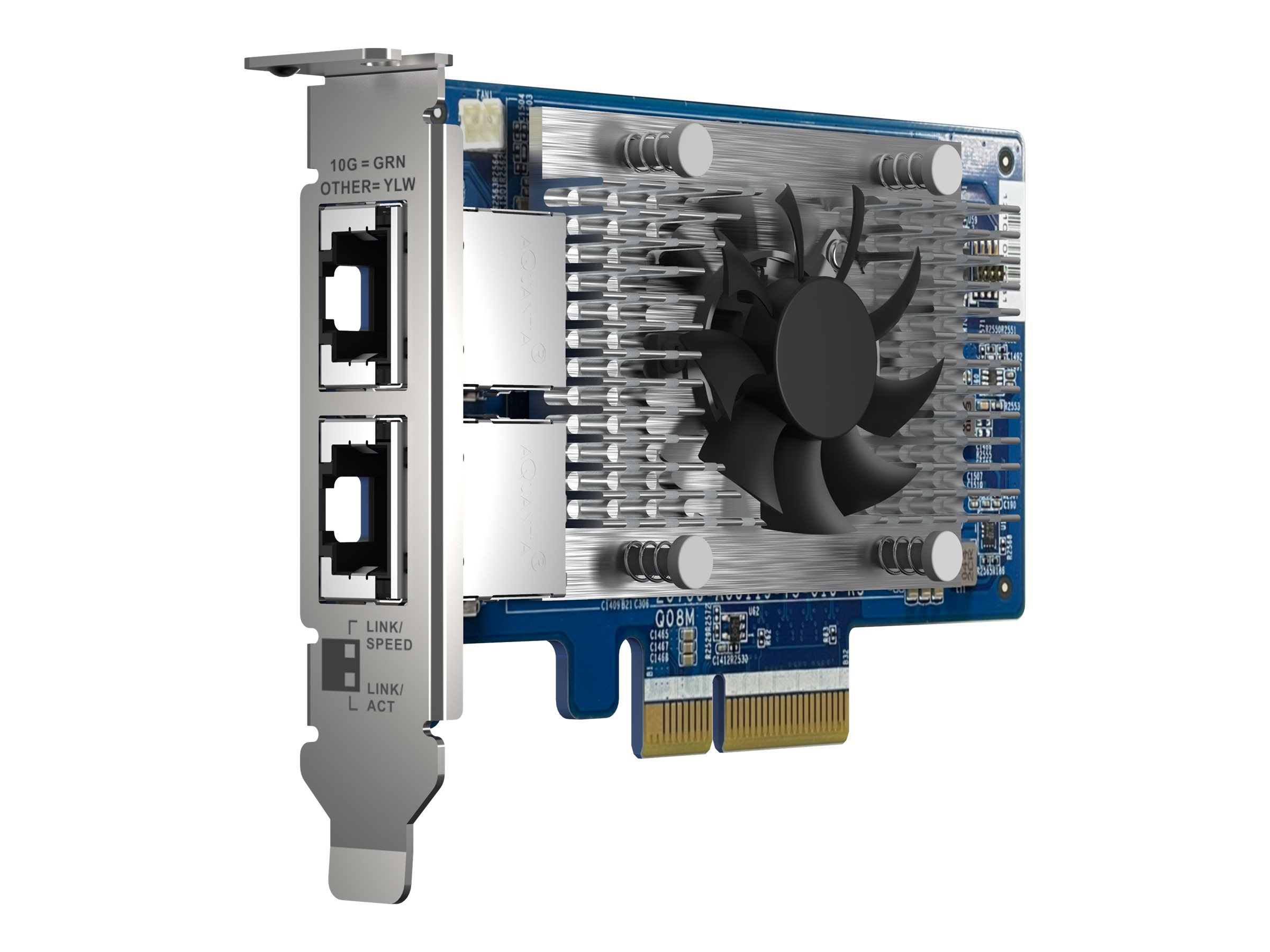 QNAP QXG-10G2T-X710 Netzwerkadapter-PCIe 10 GBE RJ45 x2
