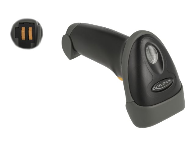 Delock 2,4 GHz Barcode Scanner 1D und 2D mit Ladestation