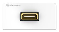 Kindermann Anschlussblende mit Kabelpeitsche Konnect Design click HDMI m. Ethernet