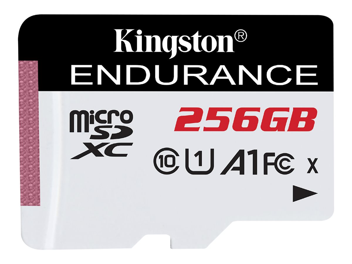 KINGSTON 256GB microSDXC Endurance 95R/45W C10 A1 UHS-I Card Only