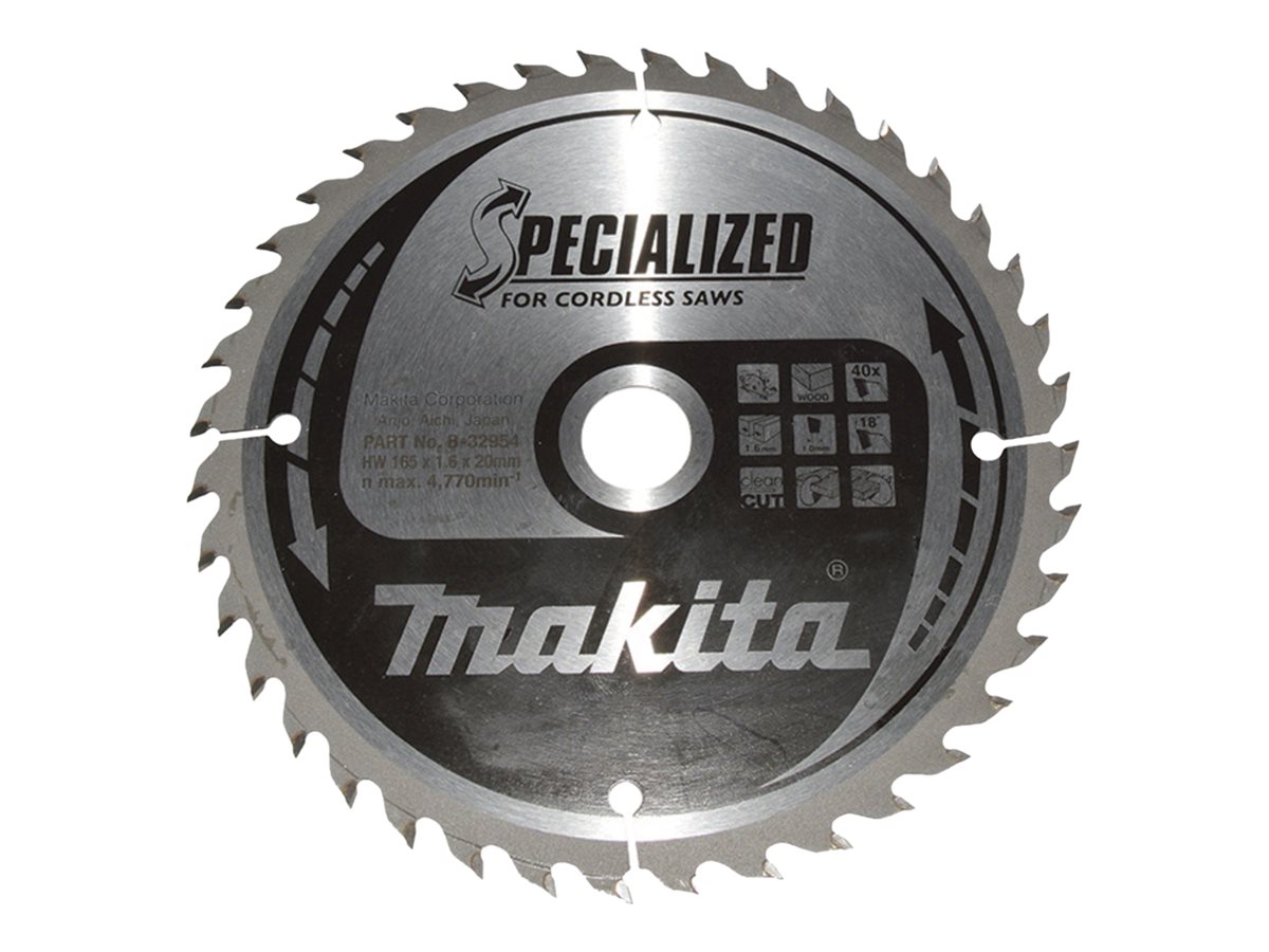 makita B-32954 KreissÃ¤geblatt 165,0 mm, 40 ZÃ¤hne