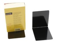 2 MAUL Buchstuetzen schwarz 12,0 x 14,0 x 14,0 cm