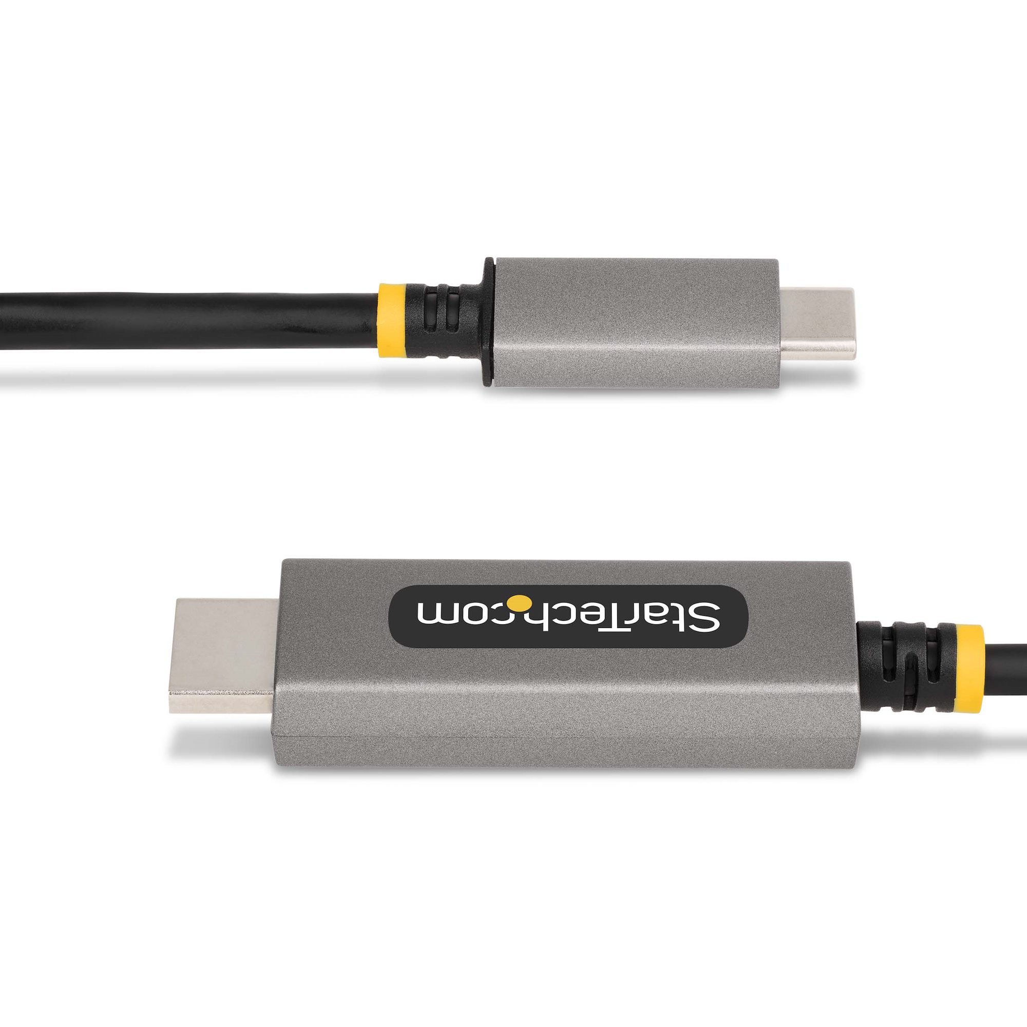 STARTECHCOM 2m USBC auf HDMI Kabel 8K 60Hz 4K 144Hz HDR10 USBC zu HDMI 21 Konverter KabelAdapter