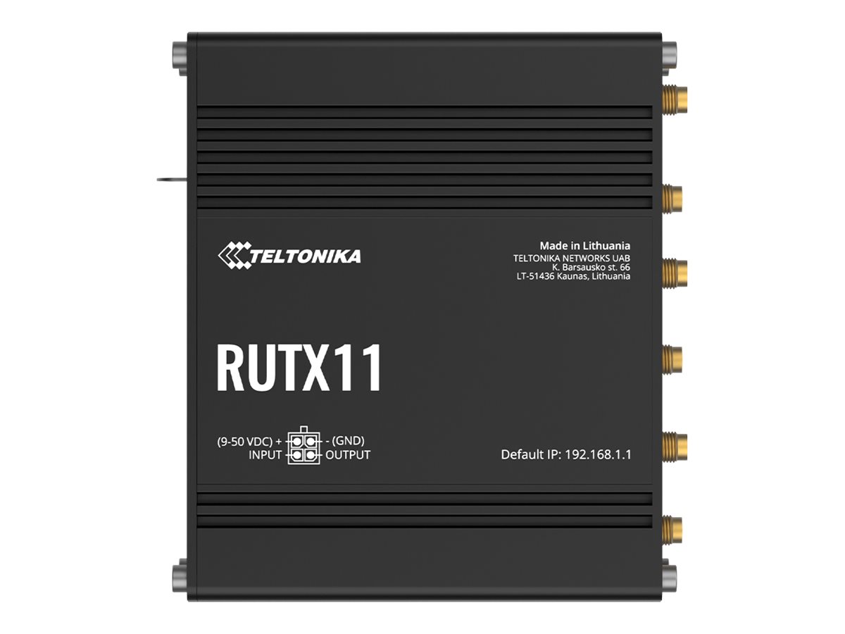Teltonika RUTX11 LTE CAT6 Dual Band WiFi 4x Gigabit LAN
