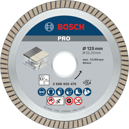 Bosch PRO Ceramic Diamant-Trennscheibe 125mm