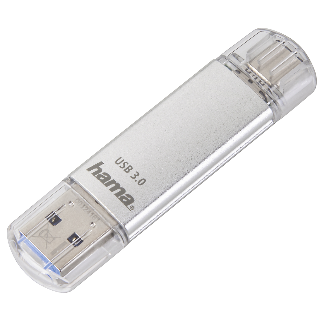 hama USBStick CLaeta silber 128 GB, 1 St