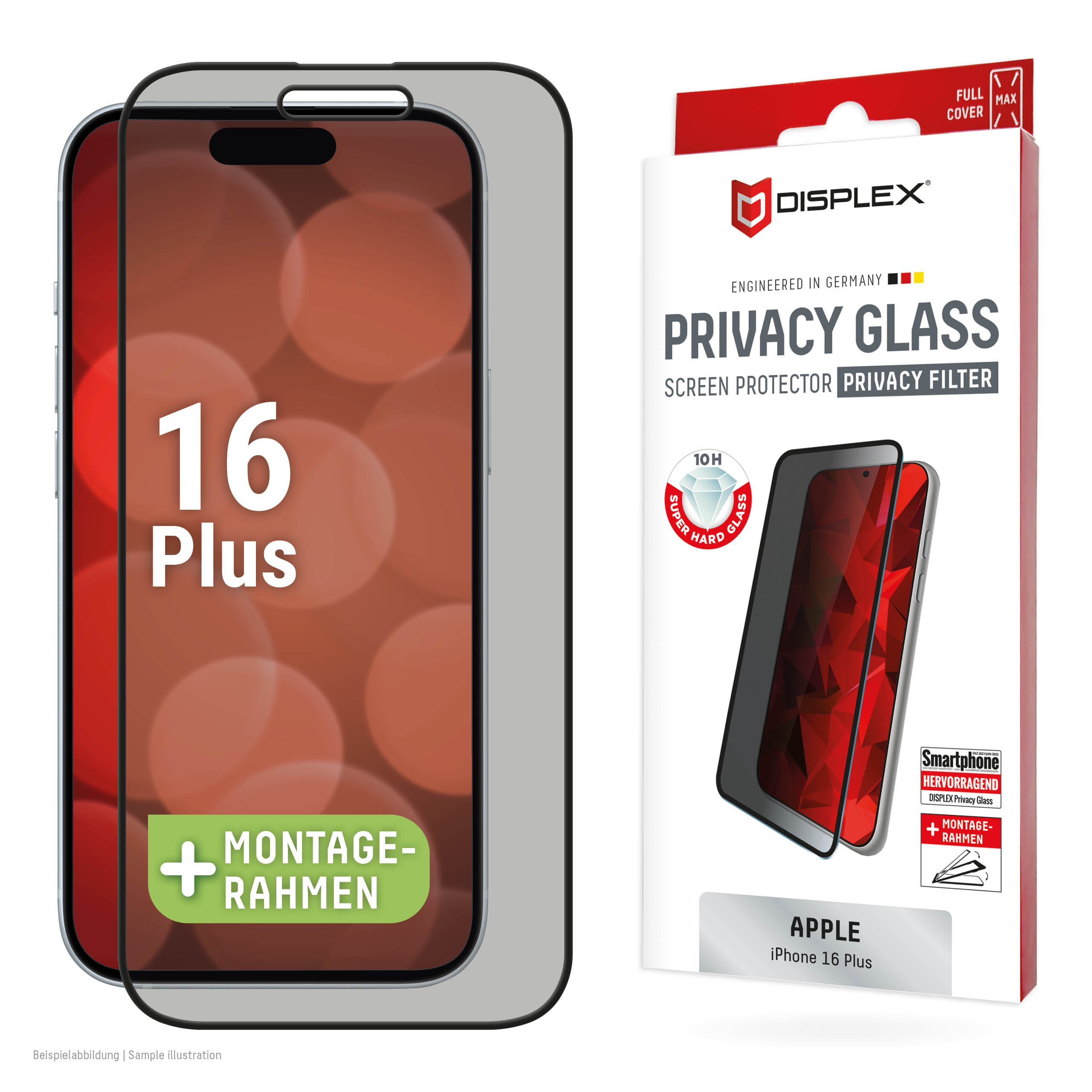 DISPLEX Privacy Glass FC iPhone 16 Plus