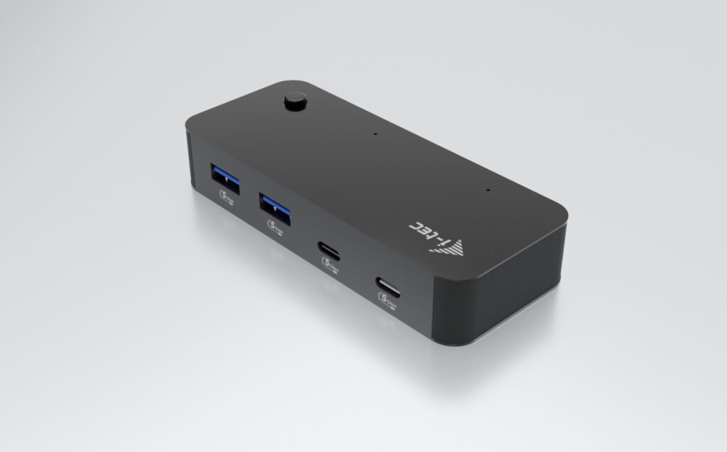 i-tec Hub Universal KVM 4-fach Schwarz
