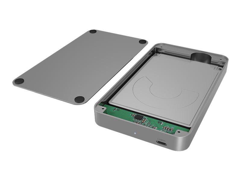 ICY BOX IB-247-C31 USB 3.1 Gen2 Type-C - hochwertiges Aluminium 6,35cm 2,5Zoll HDD/SSD