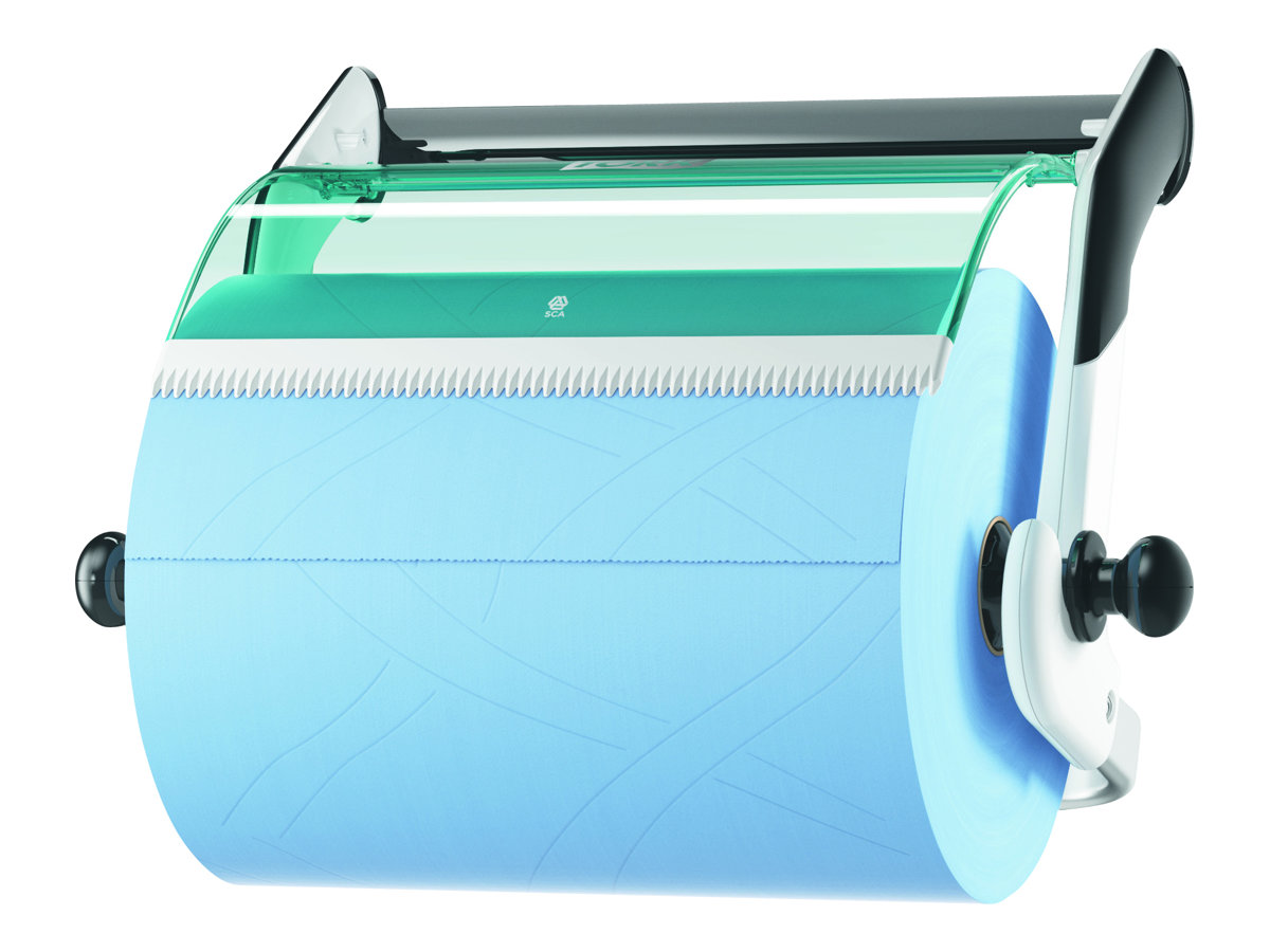 TORK Putzrollenhalter Performance W1 652100 weiss, tuerkis Kunststoff TORK Putzrollenhalter Performance W1 652100 weiss, tuerkis Kunststoff