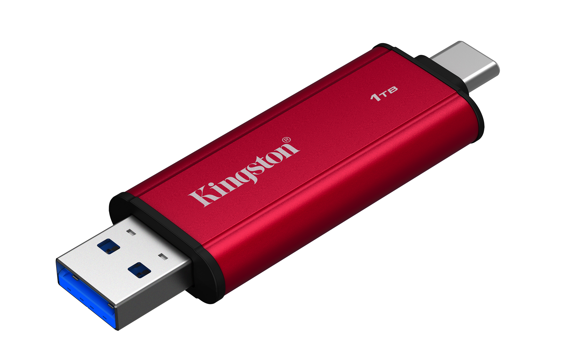 Kingston Dual Portable SSD 1 TB USB‑A/C Rot