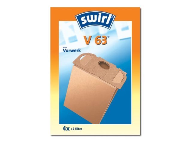 swirl MicroPor Filtration V 63 Staubsaugerbeutel, 4 St