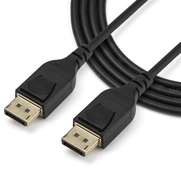 STARTECHCOM DisplayPort 14 Cable 33 ft 1m VESA Certified 8K60Hz HBR3 HDR DP to DP Mon Cable 8K DisplayPort Cable