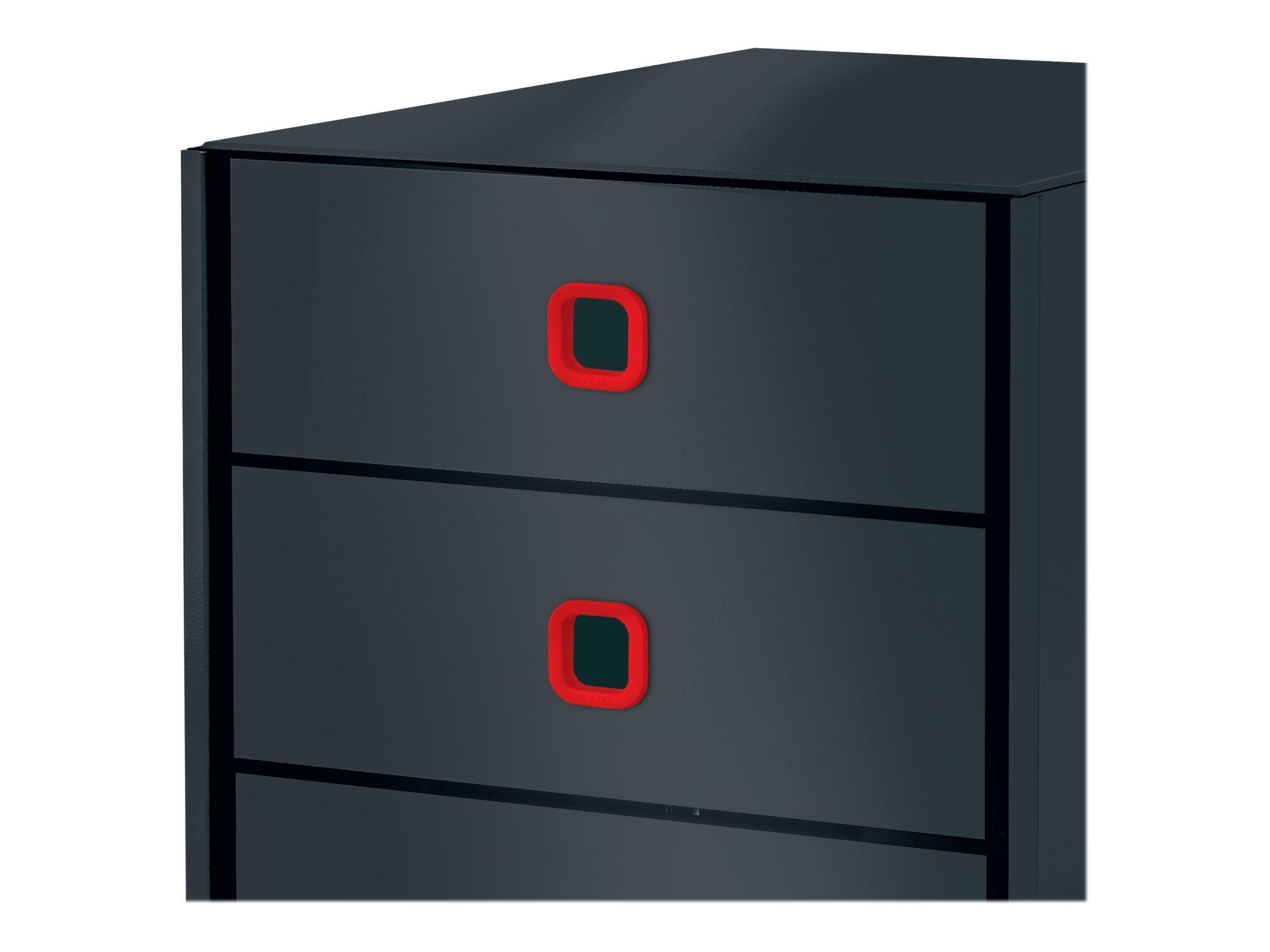 LEITZ Schubladenbox Click & Store Cosy  grau 53680089, DIN A4 mit 3 Schubladen