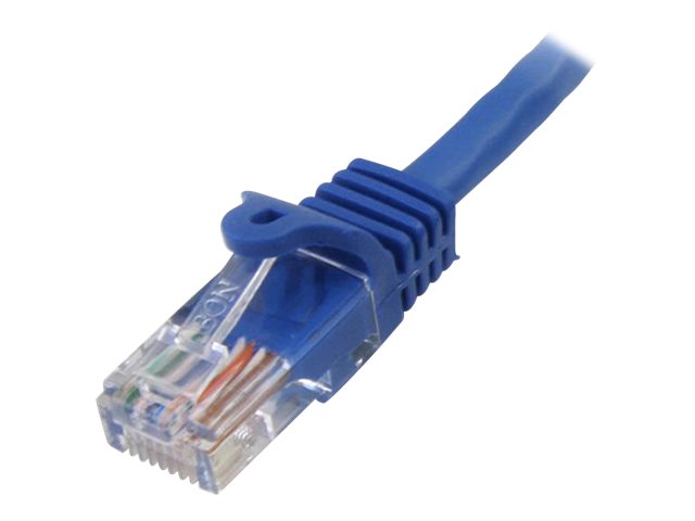 STARTECHCOM 10m Blue Cat5e Patch Cable with Snagless RJ45 Connectors Long Ethernet Cable 10 m Cat 5e UTP Cable