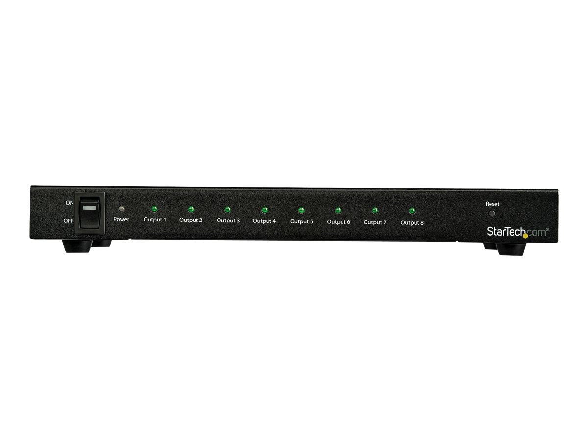 StarTech.com 8 Port 4K 60Hz HDMI Splitter - HDR Unterstützung - 7.1 Surround Audio Sound - HDMI Verteiler - Video-/Audio-Splitter