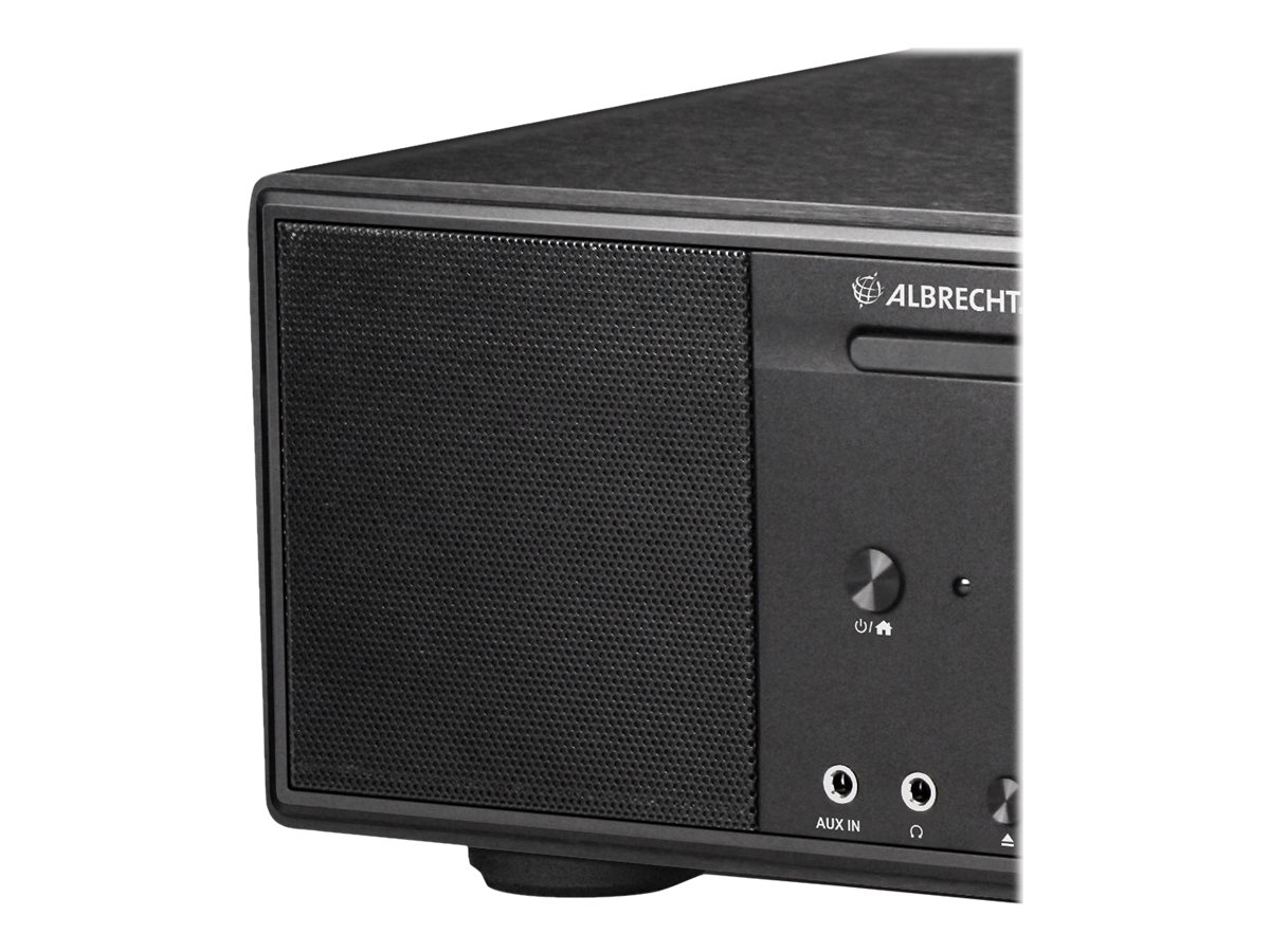 Albrecht DR 890 CD, DAB+,UKW,Internet Schwarz, Holzgehäuse, DLNA, UNDOK, USB +Bluetooth