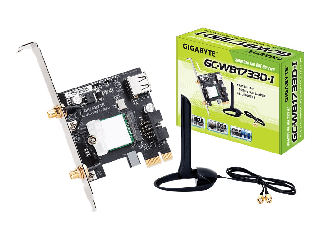 GIGABYTE WiFi and Bluetooth card Intel Wireless-AC 9260 included GIGABYTE WiFi and Bluetooth card Intel Wireless-AC 9260 included