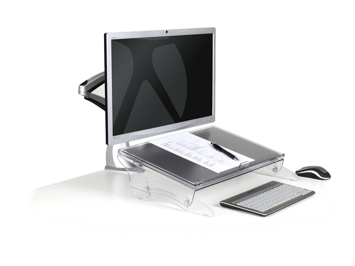 BakkerElkhuizen FlexDesk 640 Dokumentenhalter mit heranziehbarer Arbeitsflaech BakkerElkhuizen FlexDesk 640 Dokumentenhalter mit heranziehbarer Arbeitsflaech