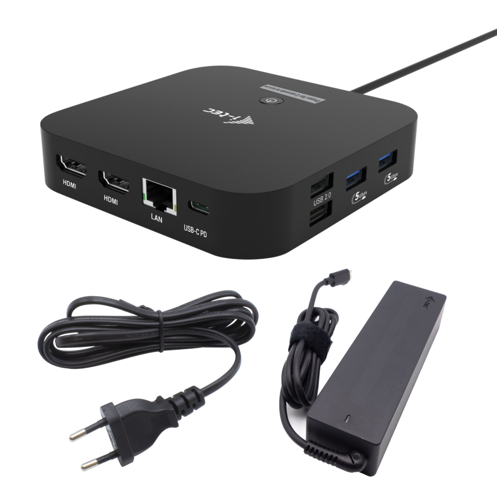 i-tec Dockingstation Dual HDMI USB‑C Gen2 100 W PD