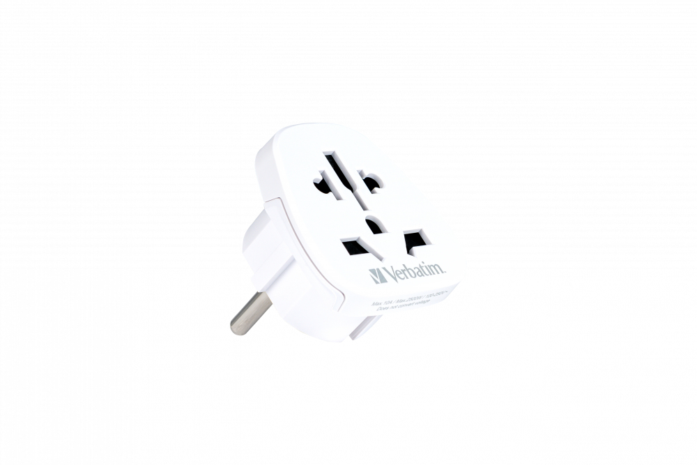 Verbatim World to Europe Travel Adapter Plug