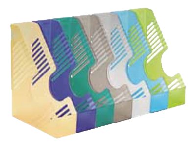 bene Stehsammler 50100BLT blautransparent Kunststoff, DIN A4