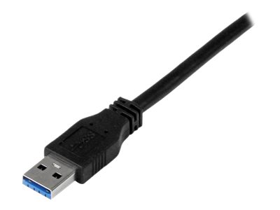 StarTech.com 2m zertifiziertes USB 3.0 SuperSpeed Kabel A auf B - Schwarz - USB 3 Anschlusskabel - Stecker/Stecker - USB-Kabel - 2 m