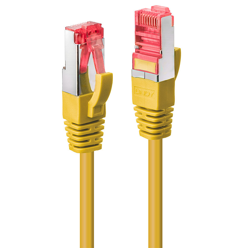 LINDY Cat.6 S/FTP Kabel, gelb, 1m Patchkabel